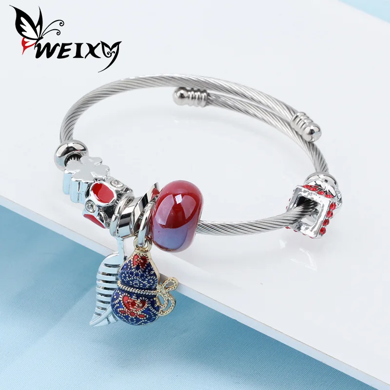 

Collocation Wrist Watch Accessories Korean Fashion Lovers Bracelet Girl Student Stainless Steel Concise Bracelet