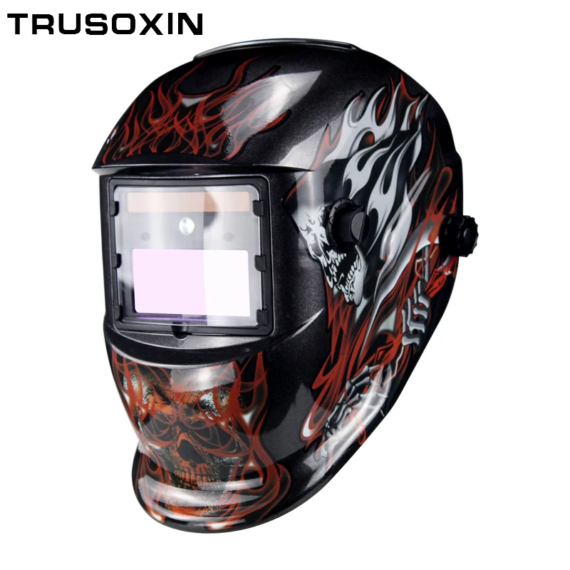 LED Light Solar Auto Darkening Electric Wlding Mask/Helmet/Welder Cap/Welding Lens/Eyes Mask for