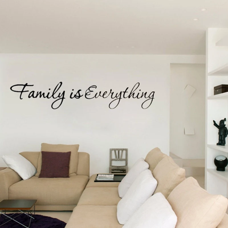 Quotes Wall Stickers Family Kids DIY Removable Vinyl Decal Mural Home Decor