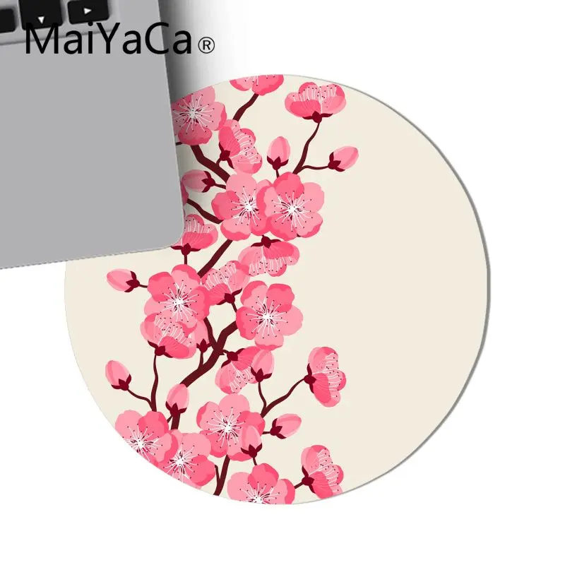 MaiYaCa Peach Blossom узор геймер скорость мыши розничная маленький резиновый коврик для мыши DIY ковер нескользящий коврик для мышки с аниме - Цвет: 20x20cm