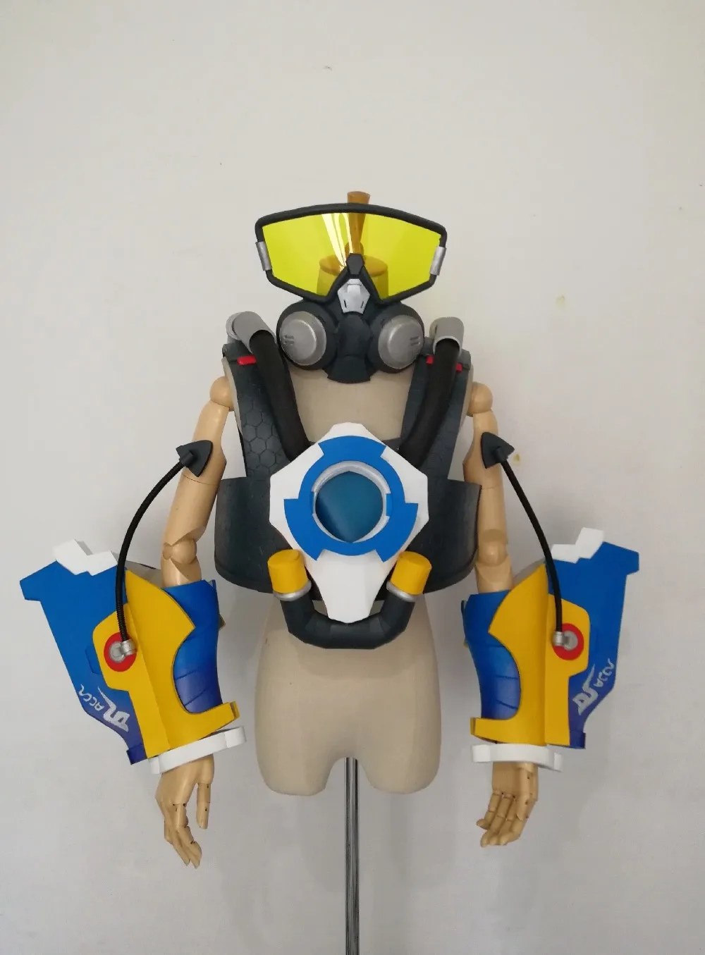 コスプレ用のパーソナライズされたオーバーウォッチ レナ オクストントレーサースキングラフィティアーマー Aliexpress ノベルティ 特殊用途
