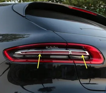 

4PCS ABS Plating Rear Light Decorative Trim Frame for Porsche Macan 2015-2016