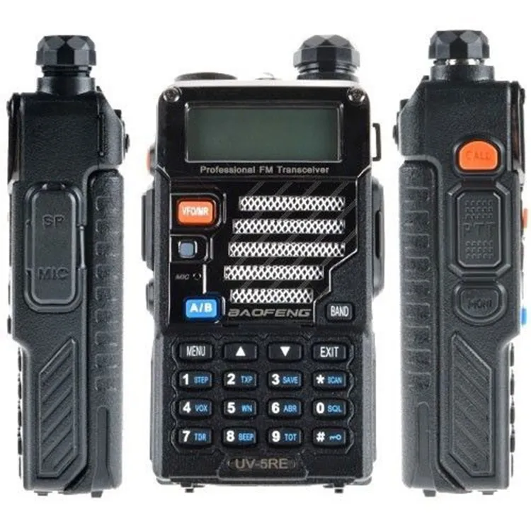 Pofung  Baofeng UV-5RE Plus Walkie Talkie Dual Band Two Way Radio UV 5RE 5W 128CH UHF VHF FM VOX Dual Display radio comunicador (19)