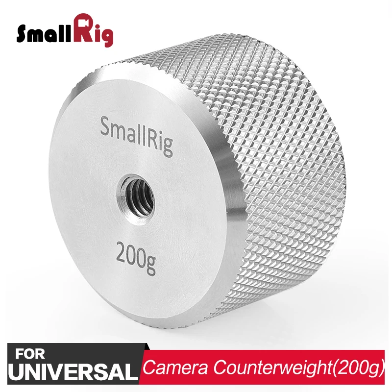 

SmallRig DSLR Camera Counterweight (200g) for DJI Ronin S and Zhiyun Gimbal Stabilizer 2285