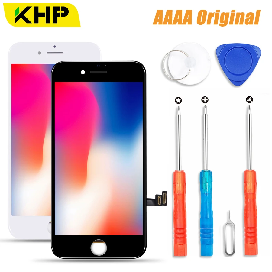 2019 KHP 100% AAAA Original LCD Screen For iPhone 7 Plus Screen LCD Display Digitizer Touch Module 7 Screens Replacement LCDS