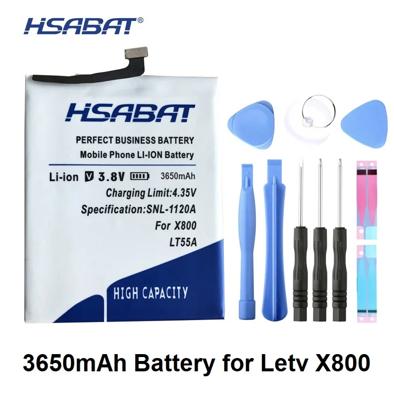 

HSABAT 3650mAh LT55A battery For Letv Le 1 pro X800 Le one pro X800 Batteries
