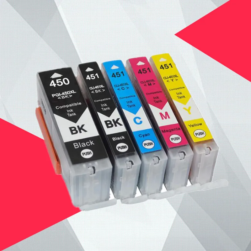 PGI-450 PGI 450 CLI 451 pgi450 совместимый картридж с чернилами для принтера canon PIXMA MG5440 MG5540 MG5640