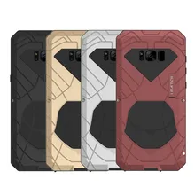 Armor Life Waterproof Shockproof Metal Aluminum Cover Case For Samsung Galaxy S8 PLUS S7 Note 5 4 S6 edge Plus no Glass Case