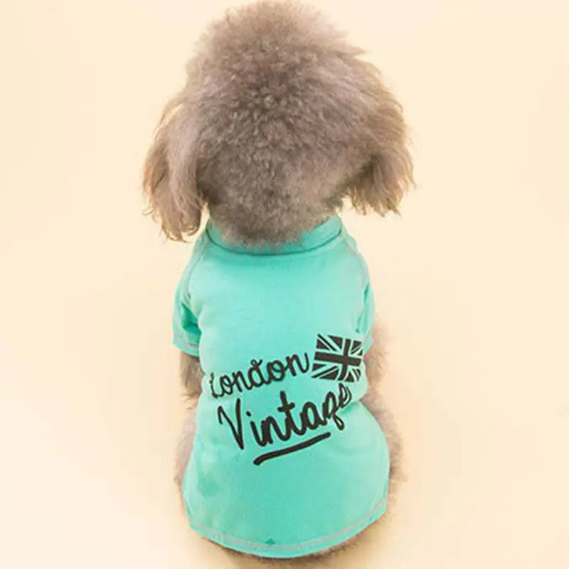 Fashion Pattern Vest Clothes For Dog Apparel For Small Spring Pink