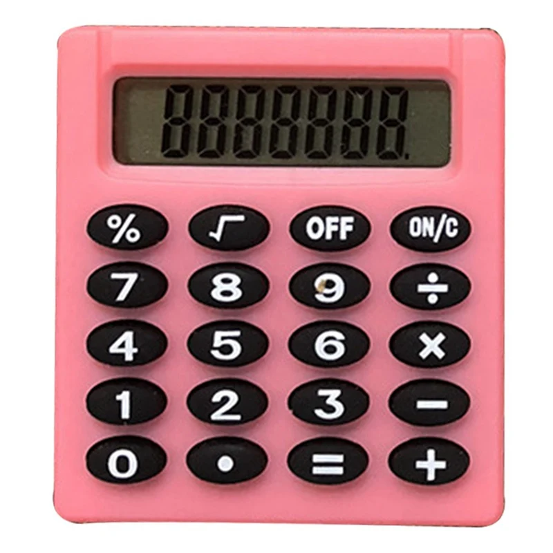 

New Student Mini Electronic Calculator Candy Colors Calculating Office Supplies Gift