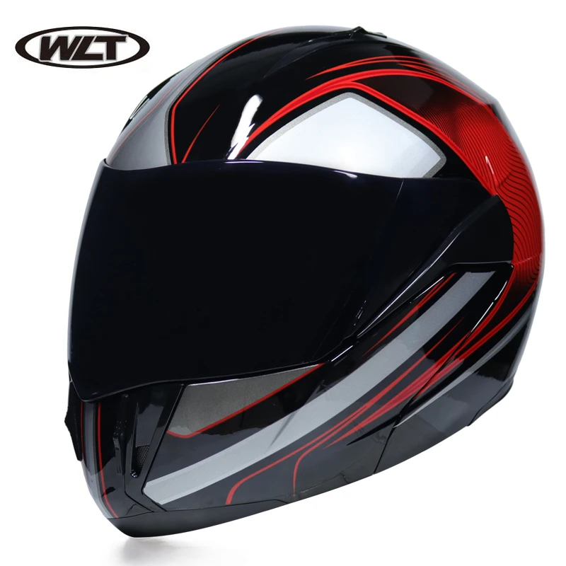 Флип moto rcycle шлем с двойным щитком full face высококачественный шлем DOT утвержден moto cascos moto ciclistas capacete
