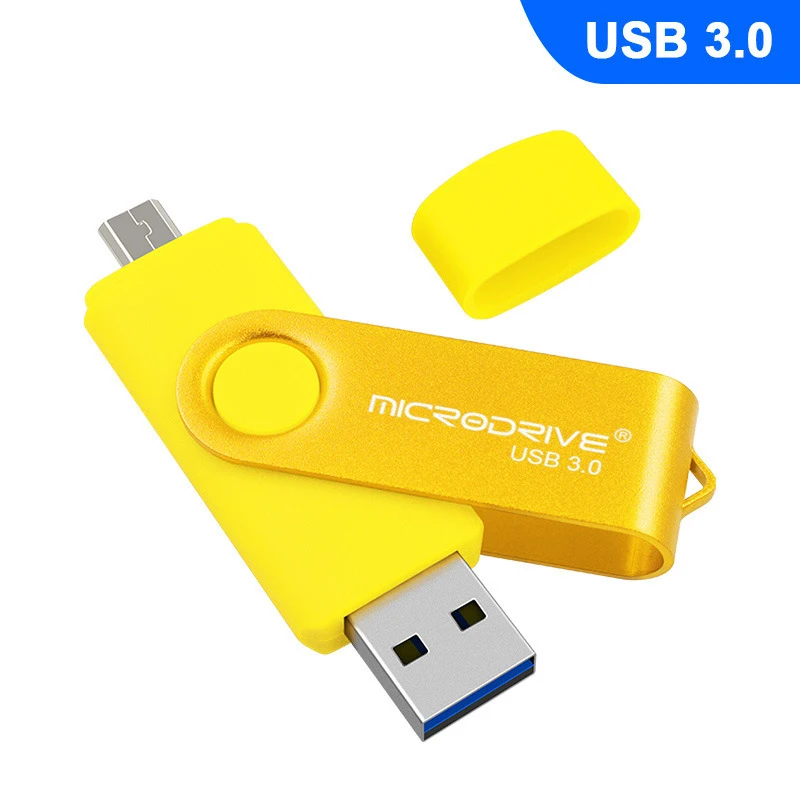 OTG USB флэш-накопитель cle usb otg u диск 32g для телефона Android ручка-накопитель флеш-накопитель USB 3,0 металлические устройства для хранения