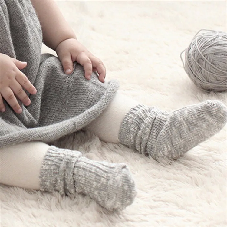 Детские носки, новые милые мягкие нескользящие носки для новорожденных и маленьких девочек и мальчиков 0-24 месяцев