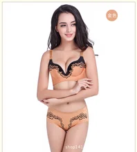 7 Colors A/B/C Cup Women Comfortable Push Up Adjustable Patchwork Seamless Wire Free Underwear Bra Set Intimates Lingerie 115