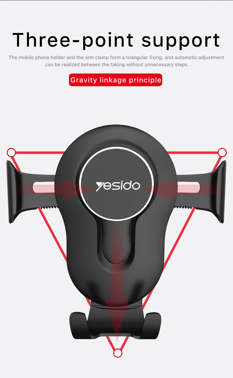Sucker Gravity Car Phone Holder (4)