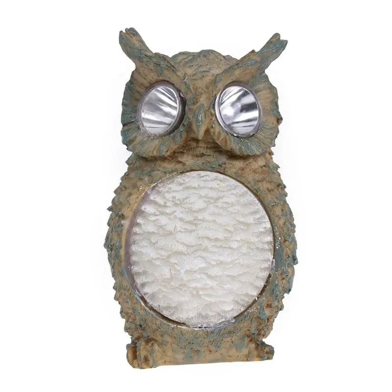 

LED Solar Light Owl Designed Solar Powered Garden Yard Light Outdoor Lawn Resin Outdoor Lighting Lamp Decor Illumination