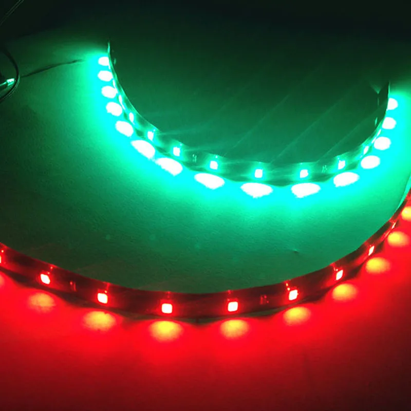 Mayitr 2017 New 2x 12 inch Car Boat Navigation LED Lighting Red & Green 12" Waterproof Marine LED Strips