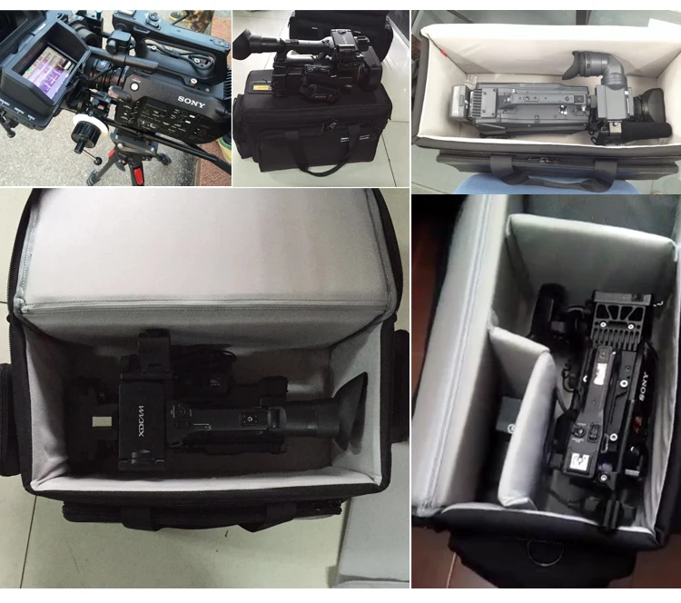 Video Functional Camera Bag Camera Case Bag For Nikon Sony Panasonic Leica Samsung Canon JVC Case 3