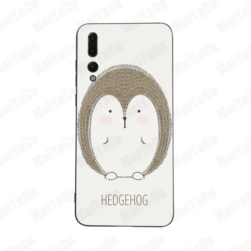 MaiYaCa Deer Cartoon Animals Fox Deer Hedgehog phone case for Huawei Mate10 Lite P20 Pro P9 P10 Plus Mate9 Honor9 10 View 10