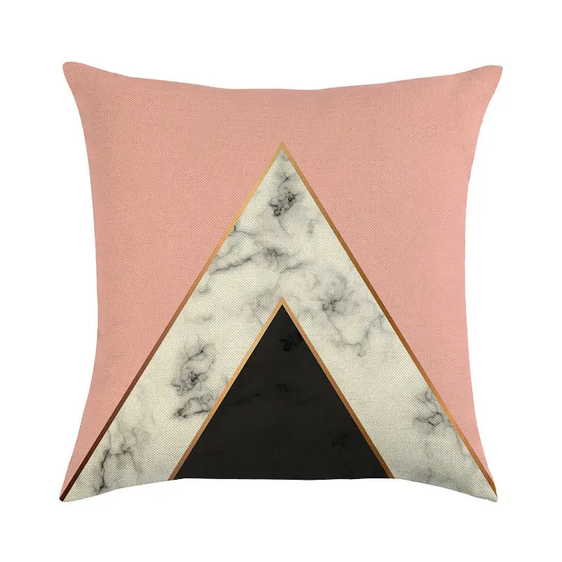 45cm*45cm Floor pattern geometry linen/cotton throw pillow covers couch cushion cover home decor pillow - Цвет: 5