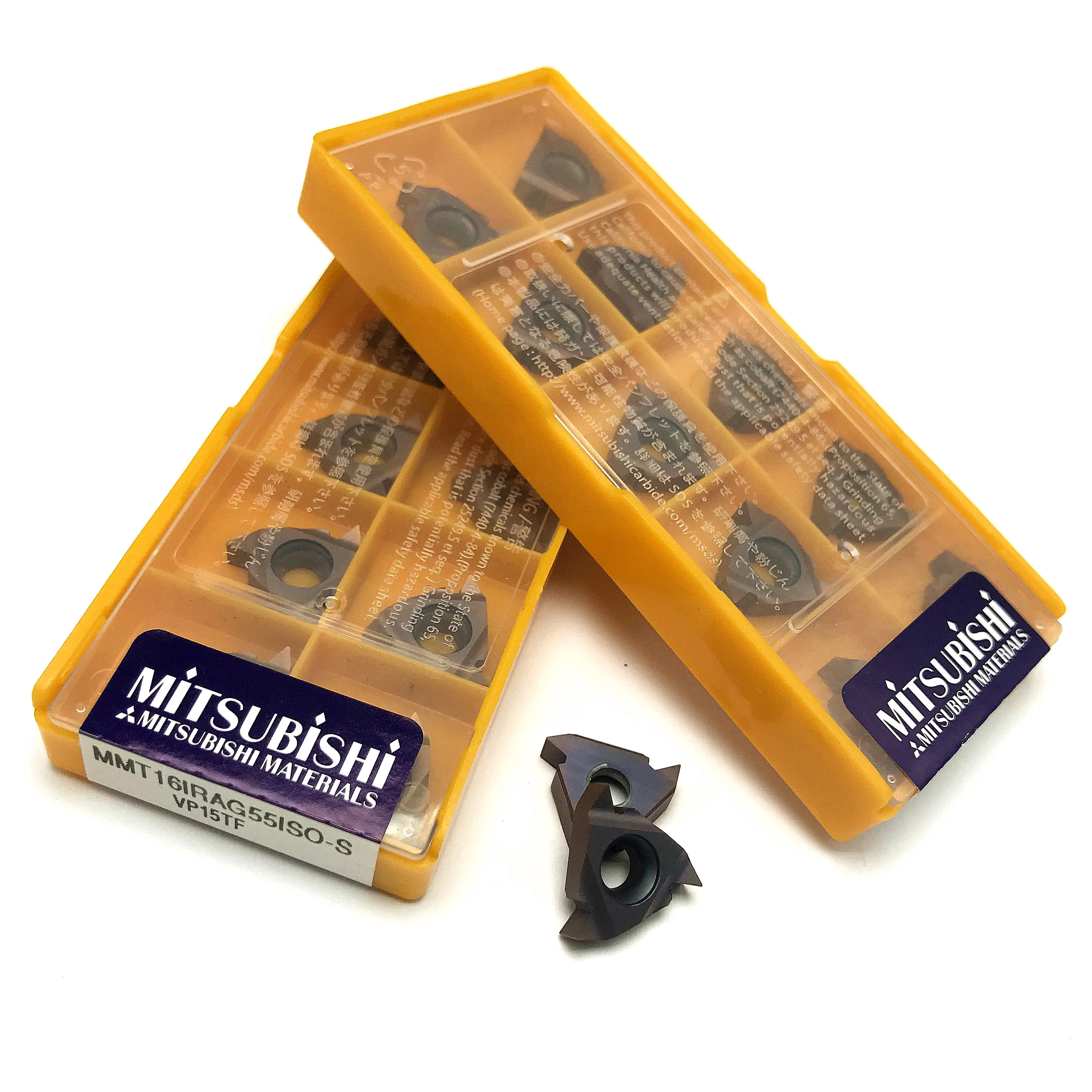 

16IR AG55 / 60 VP/UE/US Carbide Threaded Inserts for Internal Thread Turning External Thread Turning CNC Tool Lathe Tools