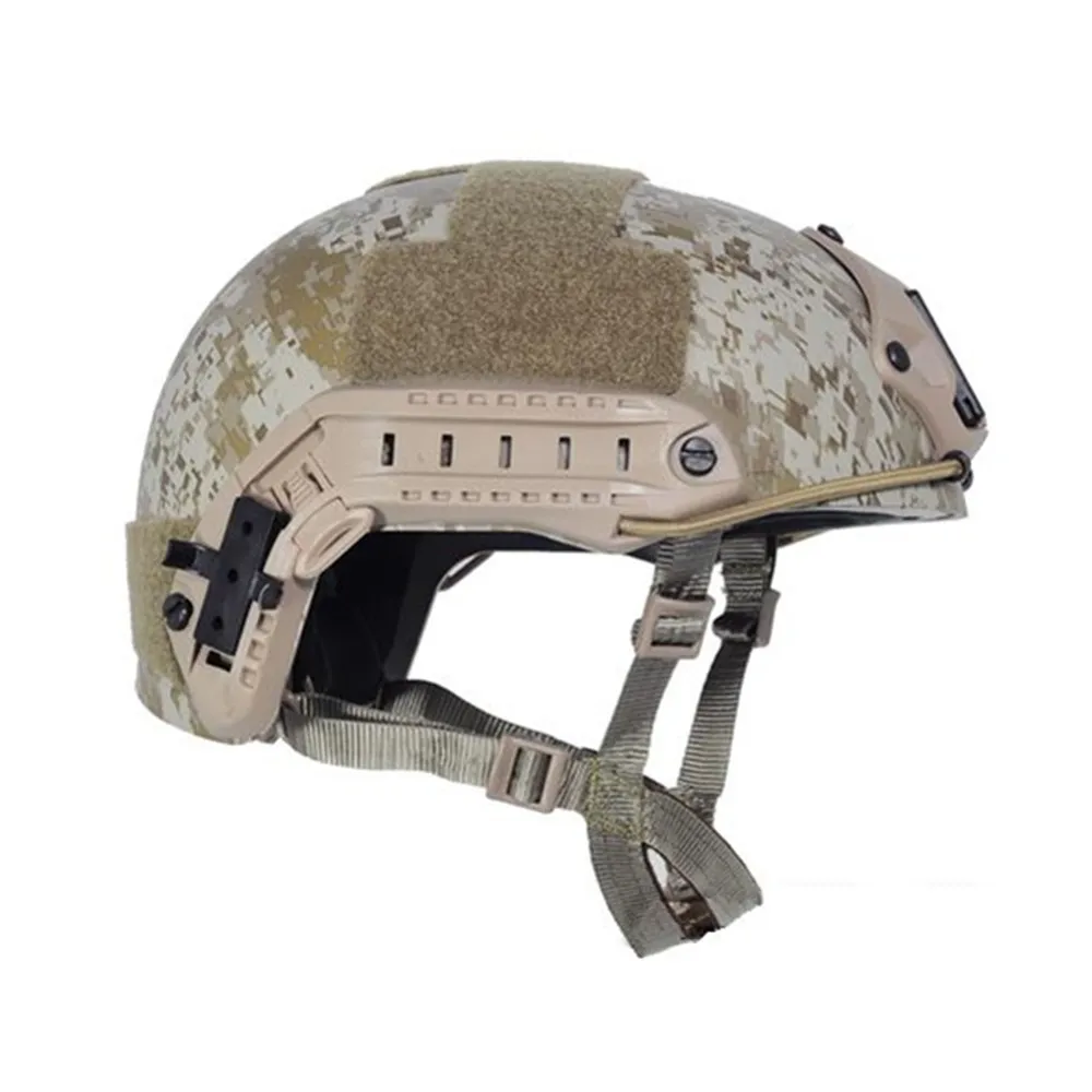 Ballistic Helmet with 11 protecting pat sports cycling helmet ABS material For Airsoft Paintball MCATFGDDACUSWHLDATTYP (5)