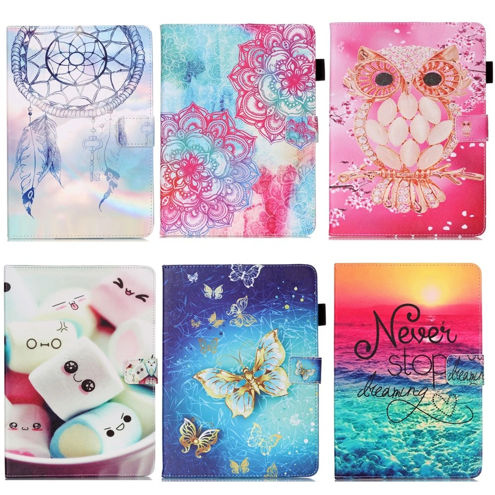 

For Ipad 7 6 5 4 3 2 Dreaming Stand Smart PU Leather Case Flip Back Cover For Apple iPad air 3 2 1 ipad pro 9.7'' Tablet