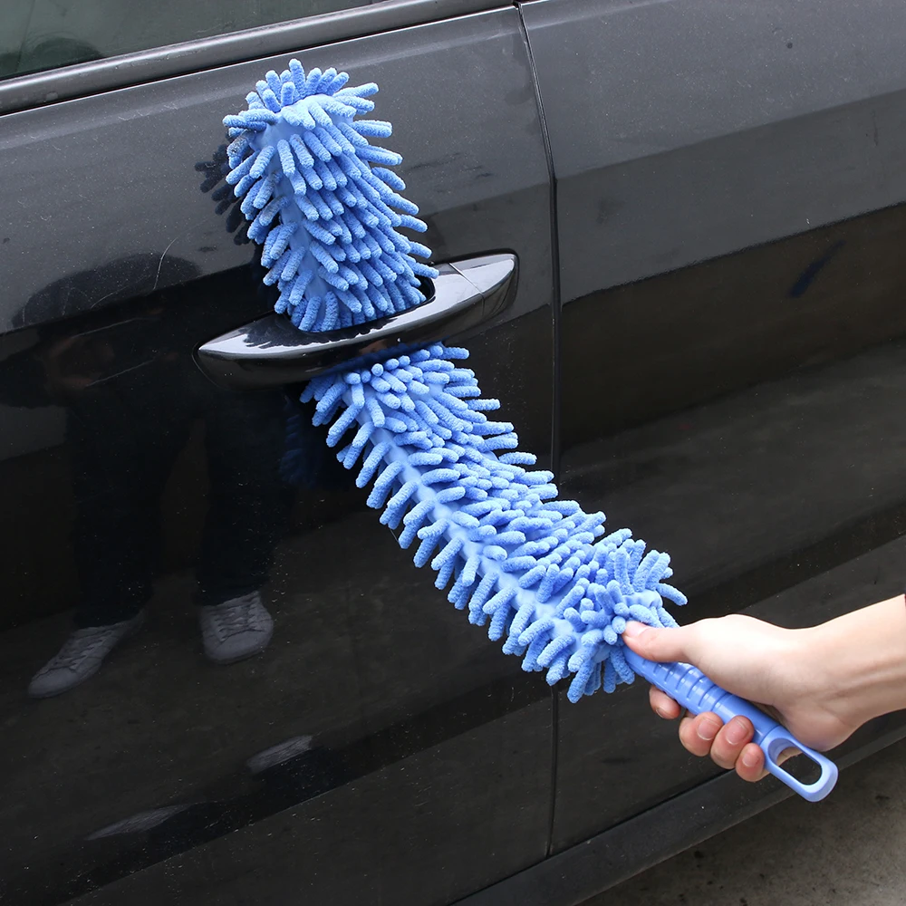 Щетка для мытья автомобиля Гибкая Xtra длинная мягкая микрофибра лапша синель чистящее средство для колес пыль домашняя Щетка Для Чистки Продуктов