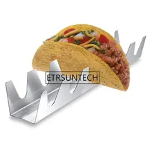 40 шт. держатель Taco волновой формы Taco держатель из нержавеющей стали рустостойкий витрина для пищевых товаров подставное устройство стиль для выпечки