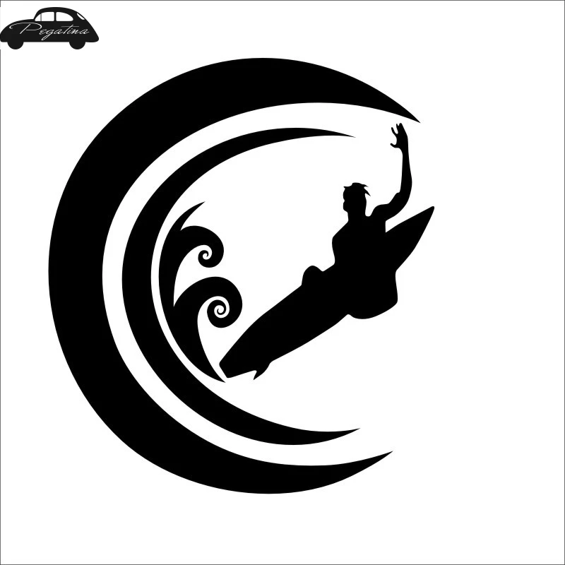 Pegatina Surf Sticker Surfing Car Decal Posters Vinyl Wall Boat Yacht Decor Mural Sticker