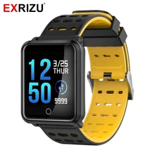 EXRIZU N88 Bluetooth Смарт часы IP68 браслет пульсометр Монитор артериального давления Smartwatch Браслет для Android iOS Xiaomi
