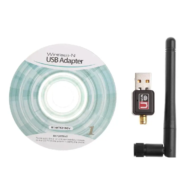 802.11n/g/b 150 Мбит/с USB2.0 сети LAN Card Wi-Fi Беспроводной адаптер с антенной ABS + металл USB Wi-Fi беспроводной адаптер