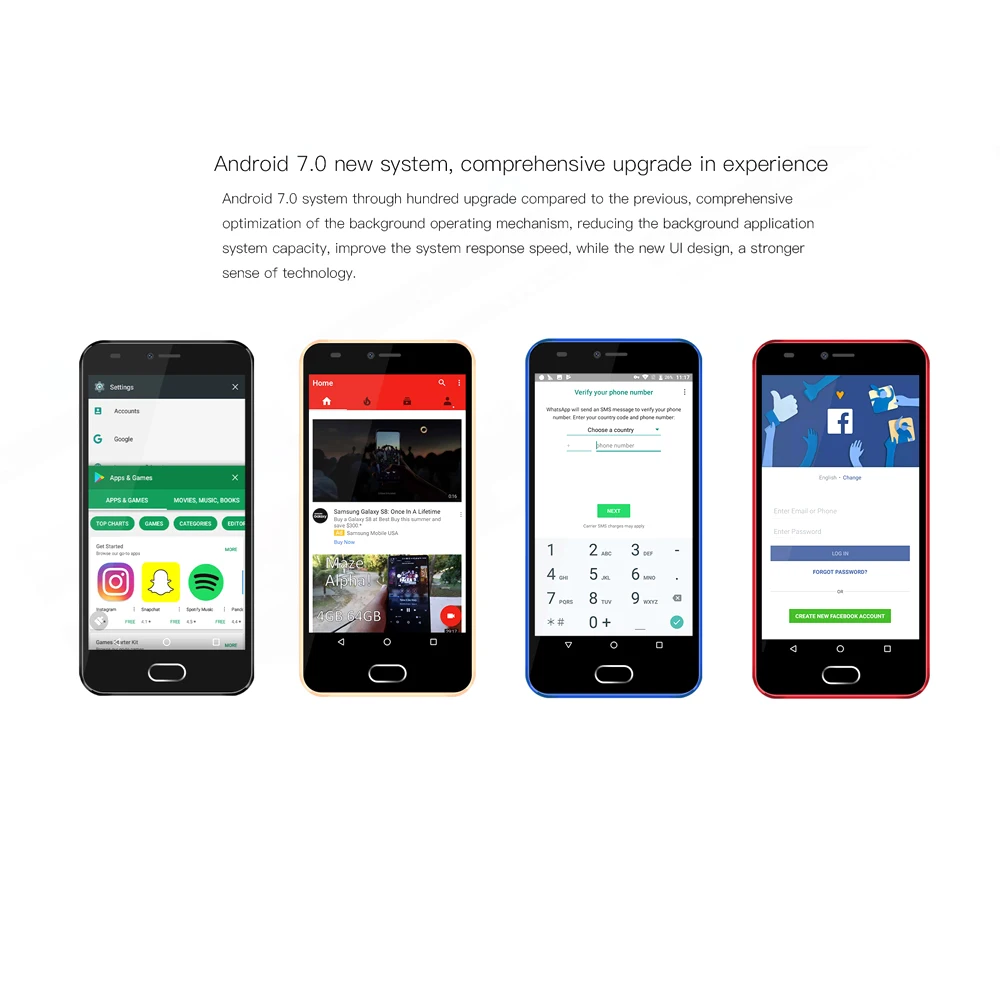 AllCall Alpha 3g Смартфон Android 7 0 5 дюймов Оригинальный MTK6580A 1. 3G Гц четырехъядерный 1 ГБ