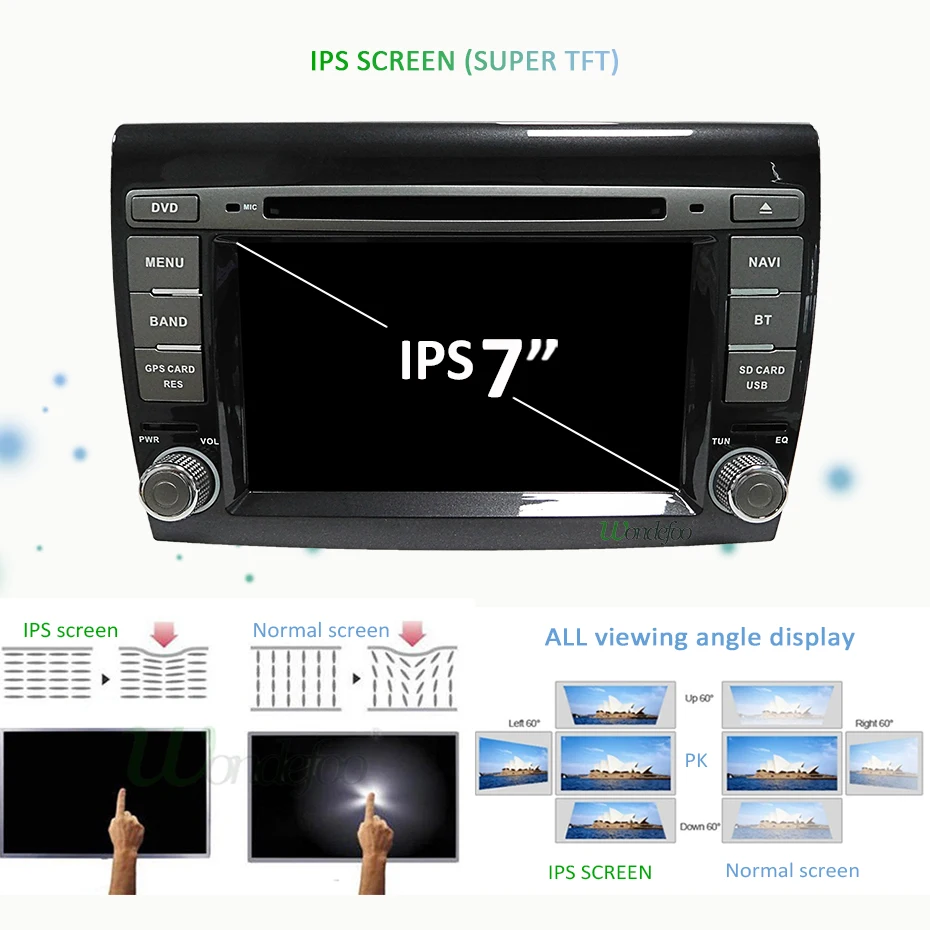 Sale DSP IPS 64G Android 9.0 Auto GPS for Fiat Bravo 2007 2008 2009 2010 2011 2012 DVD PLAYER Multimedia Stereos Navigation Radio 4