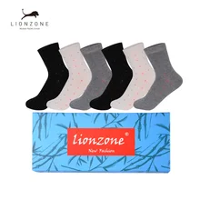 Милые повседневные носки для девушек с разноцветными пятнами, повседневные бамбуковые женские носки для студентов и девочек, 6 пар/лот, с подарочной коробкой