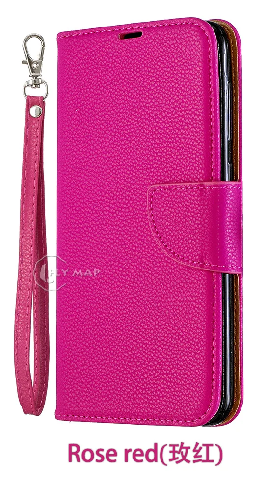 Rose red Флип Чехол Для huawei Honor 8A JAT L29 LX1 бумажник телефон кожаный чехол для huawei Honor A8 JAT-L29 JAT-LX3 JAT-LX1 силиконовый чехол - Цвет: Rose red
