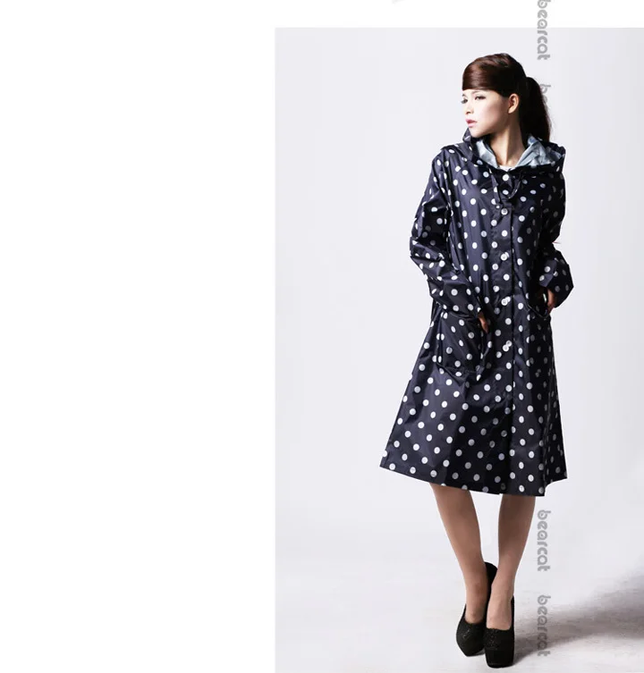 Free Shipping Cute Rain Coat for women Raincoat Rainwear/Rainsuit, Waterproof 98CM non toxic dot