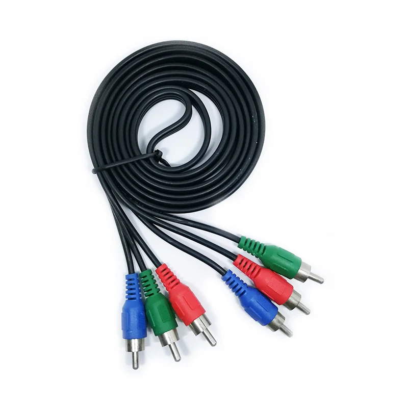 This cable is used to connect the component video output jacks of your DVD player to your TV or any other device that uses component video  (3)