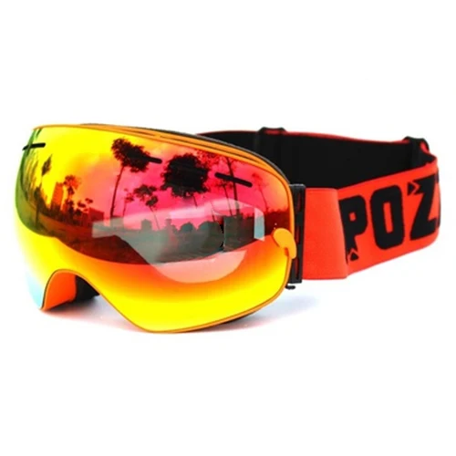 Copozz sking/сноуборд очки двойные линзы УФ Анти-Туман Лыжные очки