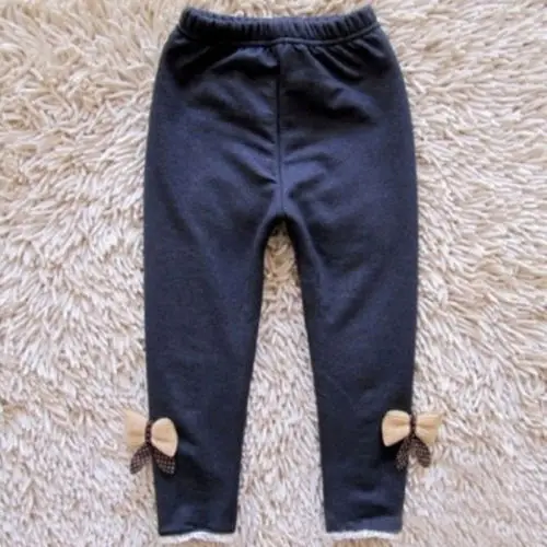 Новые осенне-зимние Детские брюки, леггинсы для девочек бархатные Мягкий хлопок Брюки для девочек Мотобрюки