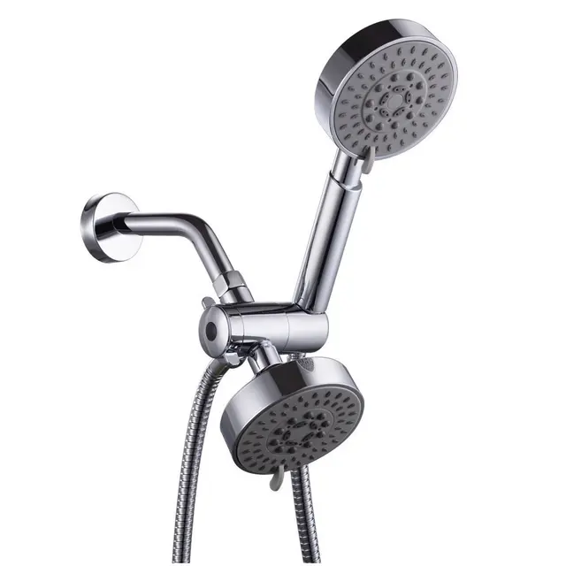 Bathroom Five Function Handheld Shower and Showerhead Combo System with