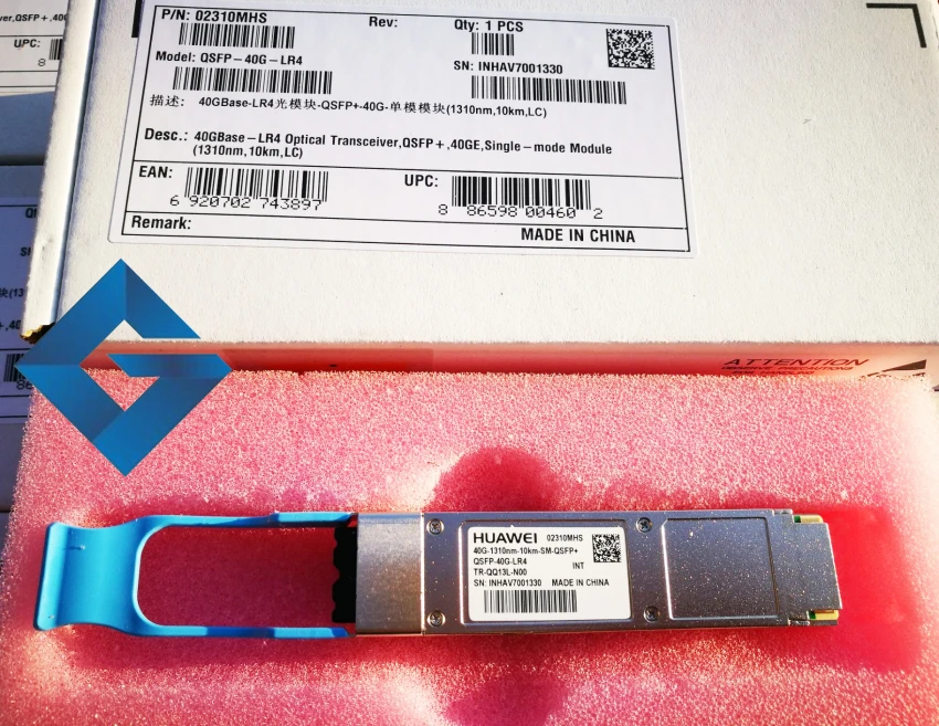 Original new H W 40G-1310nm-10km-SM-QSFP+ QSFP-40G-LR4 02310MHS | Мобильные телефоны и аксессуары