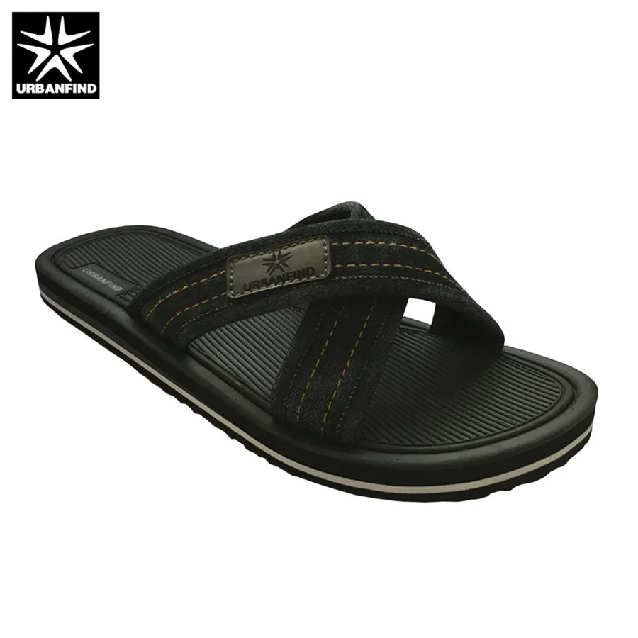 

2019 URBANFIND New Arrival Man Comfortable Slip-on Slippers Size 41-46 Men Casual Summer Slides Indoor Outside Shoes