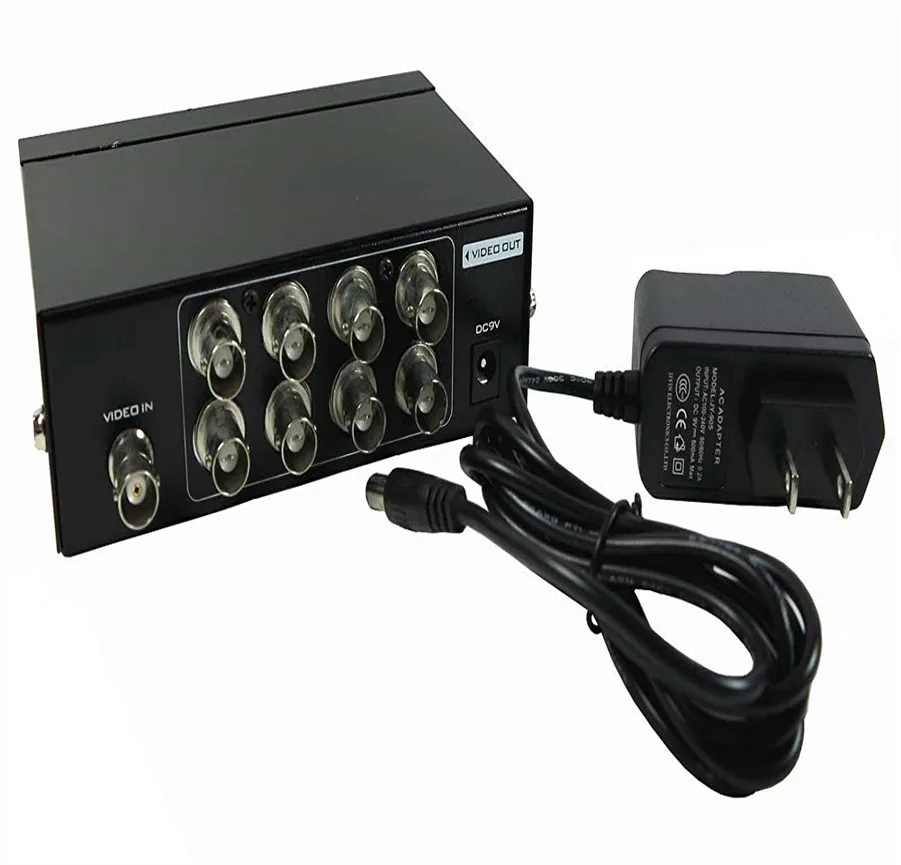 Высокое качество MT-VIKI Maituo 1 Вход 8 Выход распределитель BNC коробка 8 способ BNC разветвитель видеосигнала MT-108BC