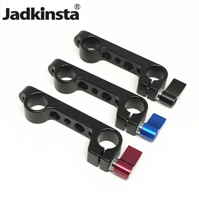 

Jadkinsta HOT SALE 15MM Rod Clamp Railblock Block Adapter for 15mm Rod Support Rail System DSLR Rig