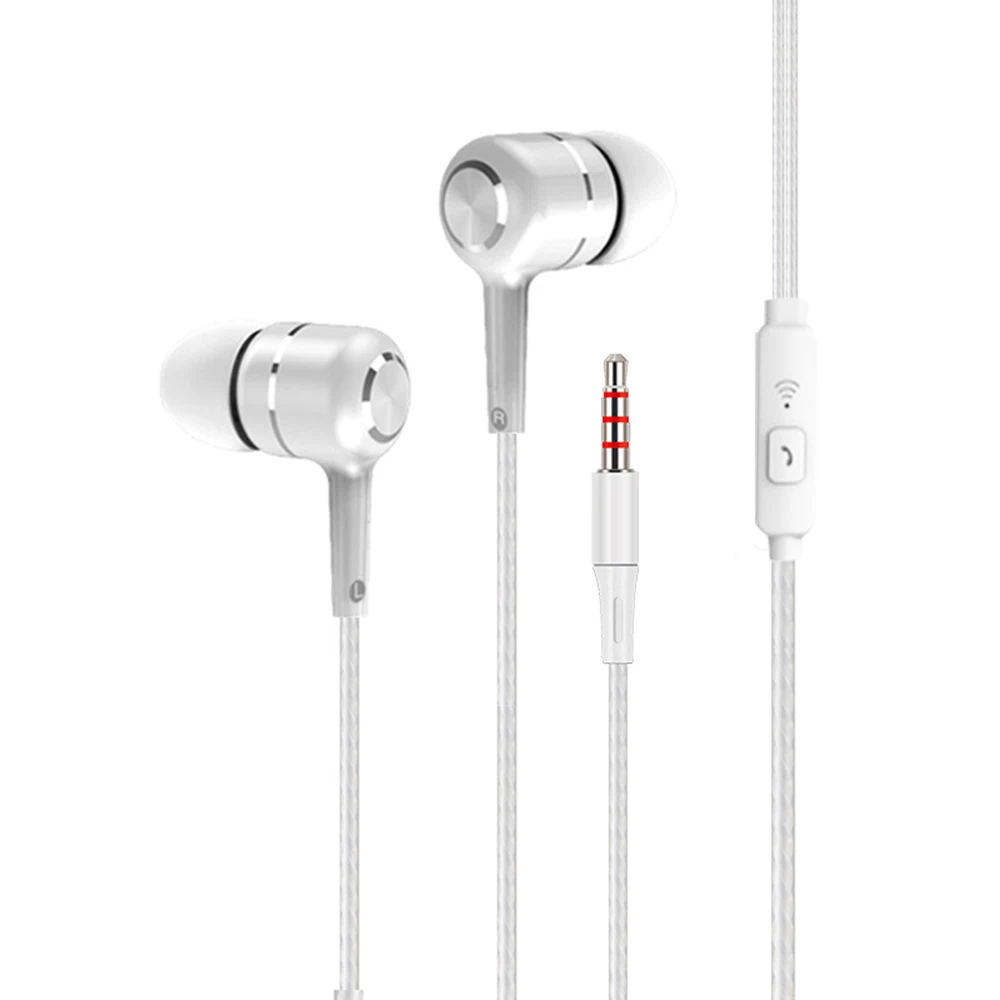 

Sport Earphone Wholesale Wired Super Bass 3.5mm Crack Colorful Headset Earbud with Microphone Hands Free for Mobile Phone