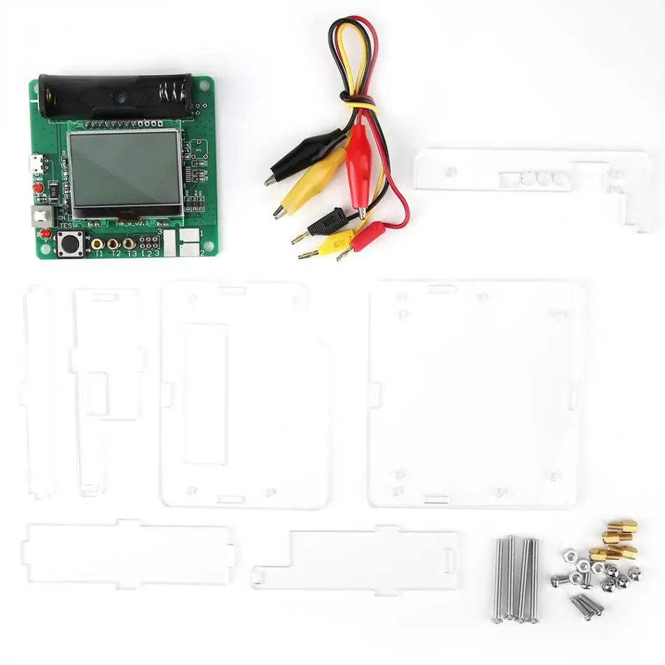 Mega328 ЖК-Транзистор тестер Диод Триод LCR метр ESR PNP NPN MOSFET Meauring инструменты скидка