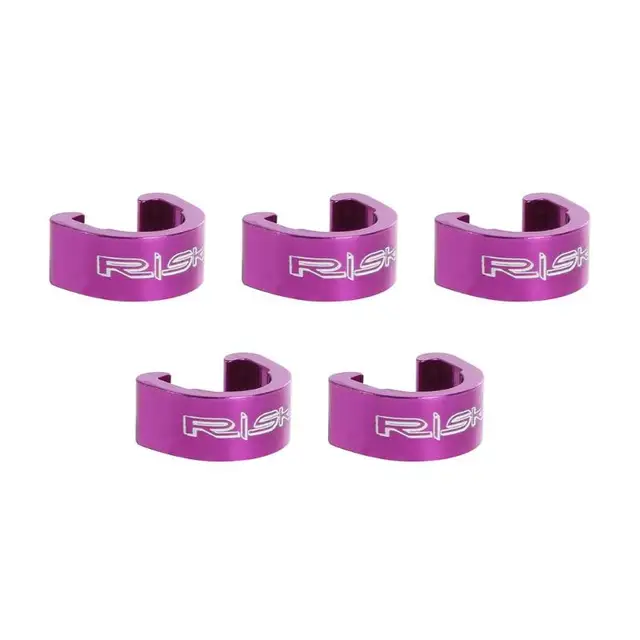 5pcs Bike Bicycle Cycle MTB C Clips Buckle Hose Brake Line Gear Cable