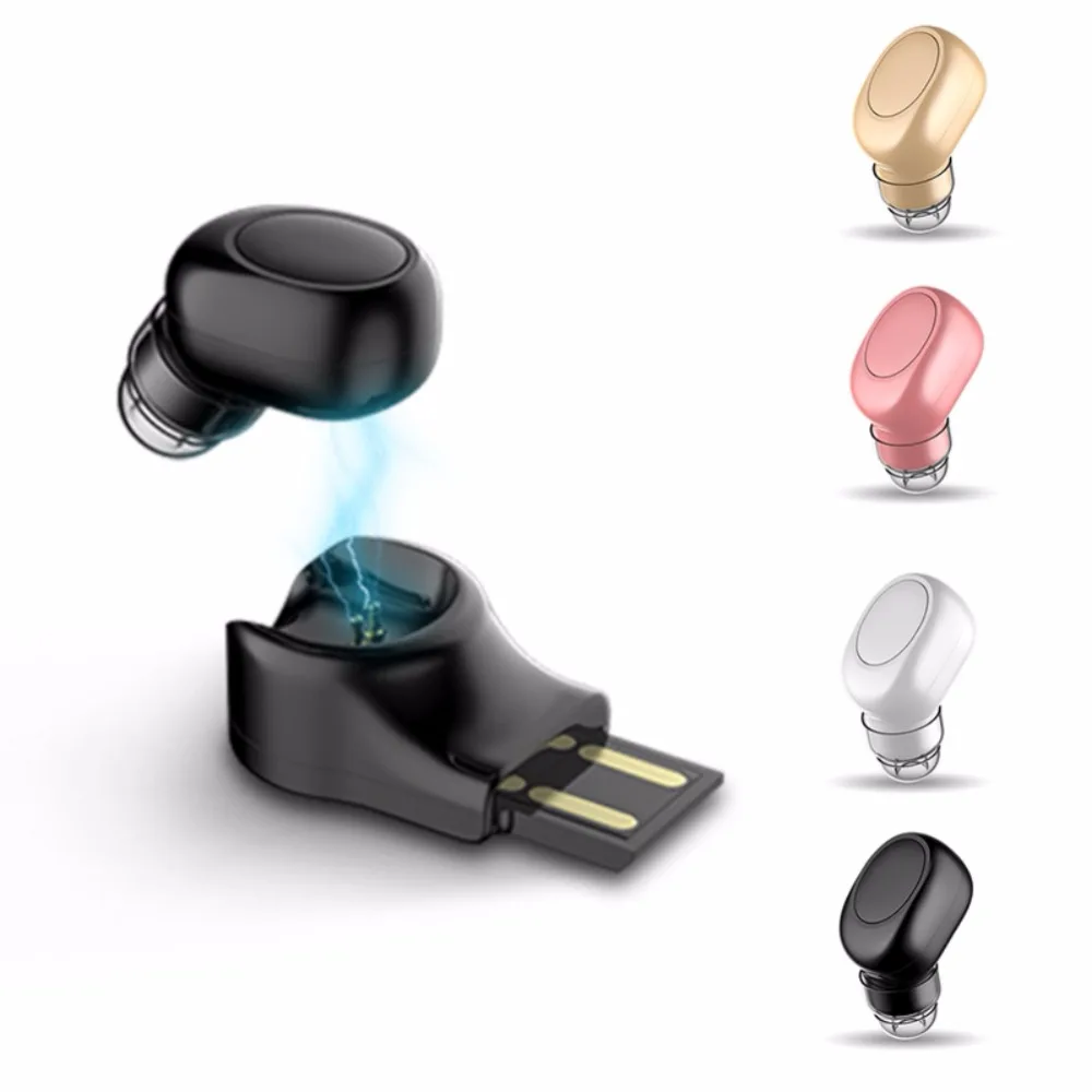 

X11 Mini Bluetooth Wireless Earphone Magnetic USB Charger Earpiece Invisible Earbud In Ear Handsfree wireless Headsets with Mic