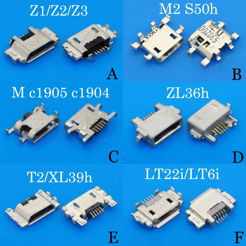 Разъем Micro USB для Sony Xperia Z Z1 L39H Z2 L50W Z3 L55T Compact Ultra XL39H зарядный порт|charging socket|usb jackmicro usb